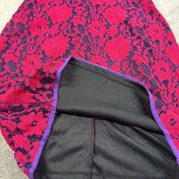 Lulus Dress Womens Extra Small Mini Under the Stars Lace NEW Party Sheath Ruffle - Picture 3 of 7